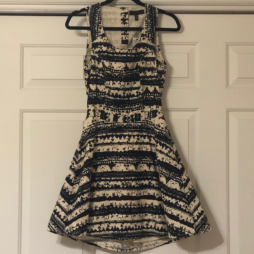 Jessica Simpson Antique White Kenya Skater Dress